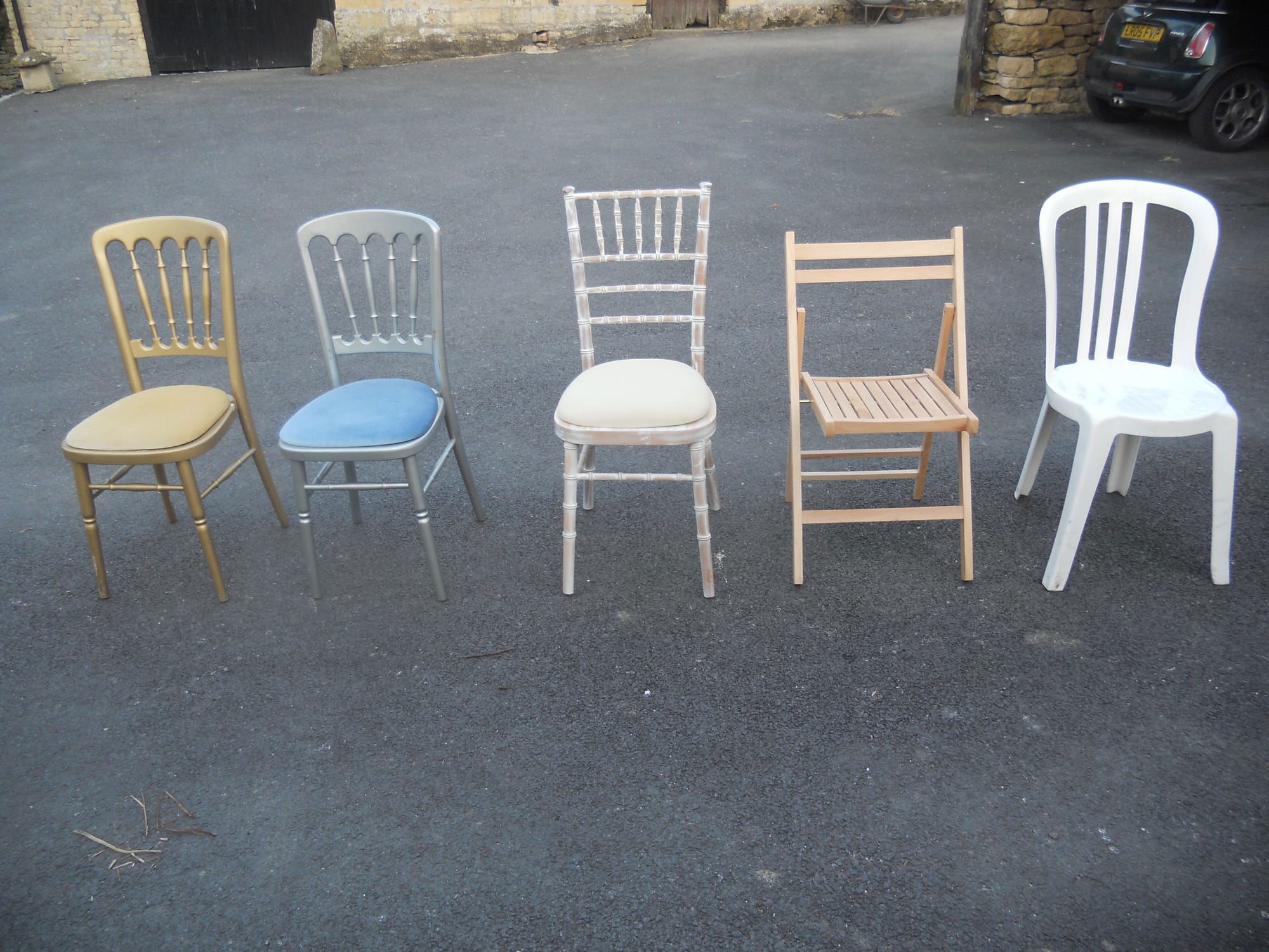 Chairs - If the one that you want is not shown, we can source them.