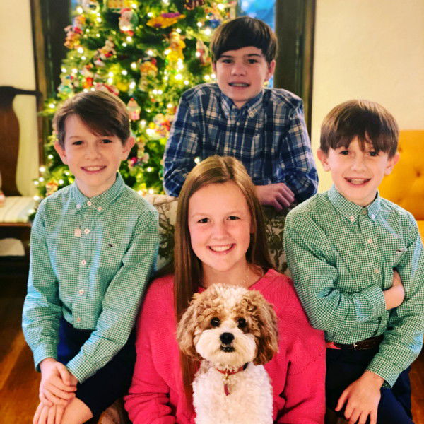Finley and part of her family