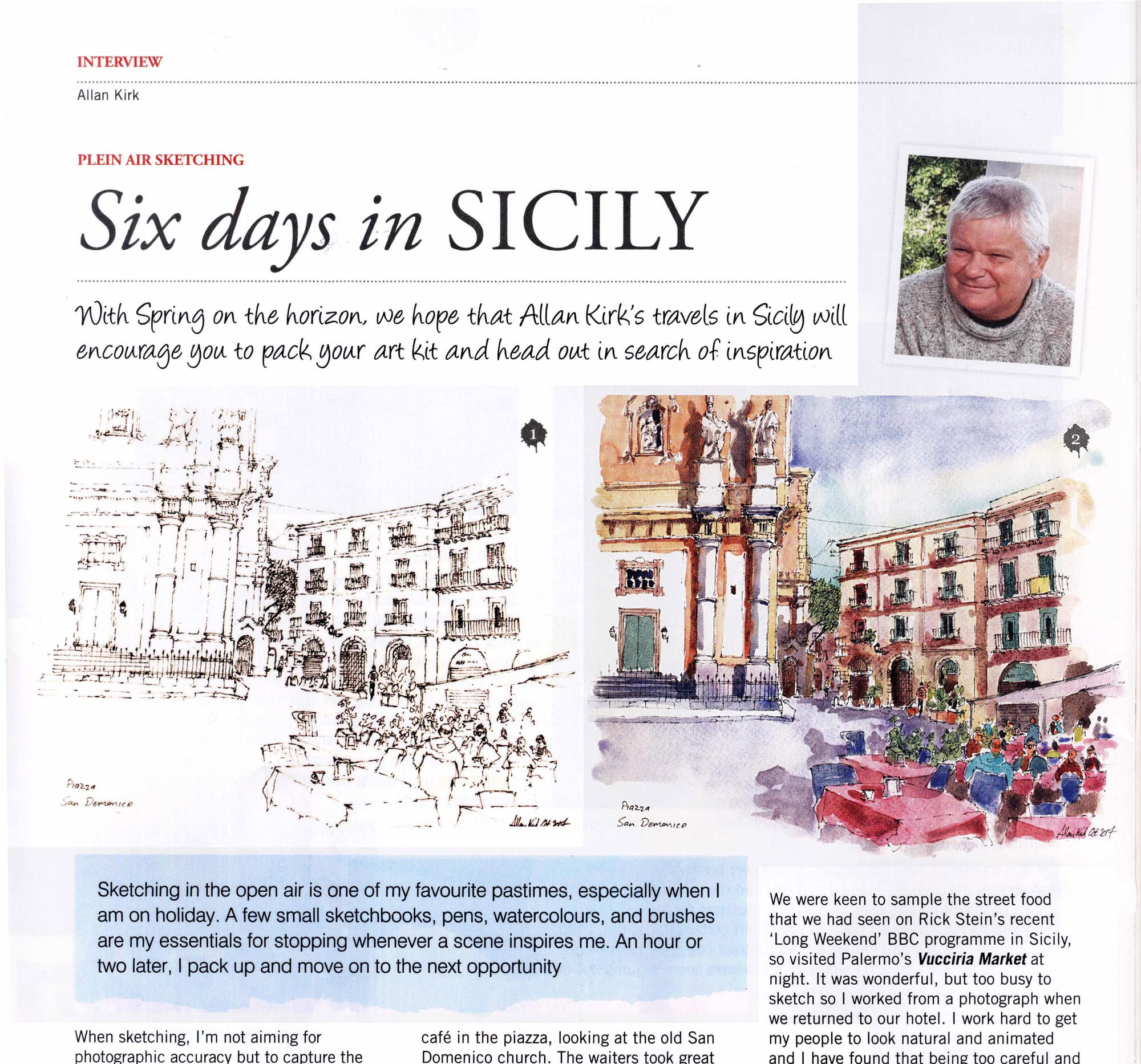 6 Days in Sicily - SAA article