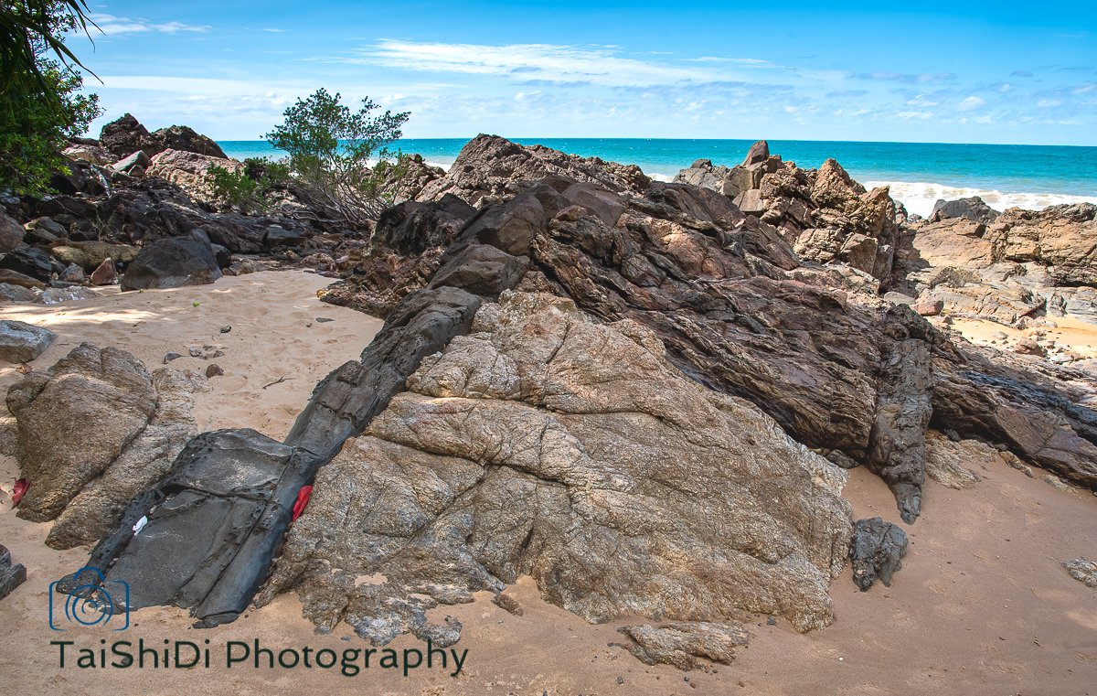 Mission Beach Granite Complex, Bingil Bay, N. Queensland.