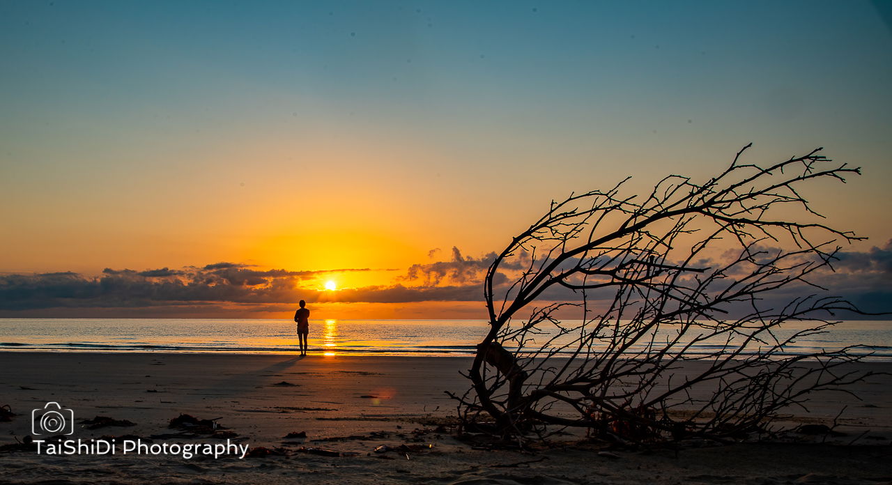 Sunrise over Mission Beach, Queensland
