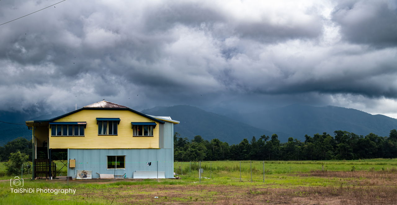 "Facing the storm alone"..