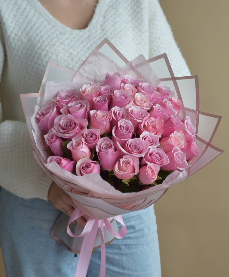 Розы 35 штук, 40 см - MARY BLUMEN