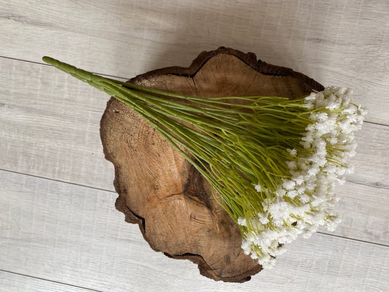 1x blue gypso bunch ARTIFICIAL FLOWERS KEIGHLEY UK