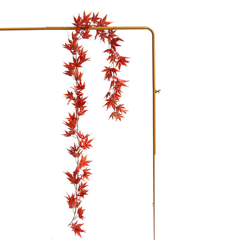 5 x Autumn garland 4 Dark red Artificial Flowers Keighley UK