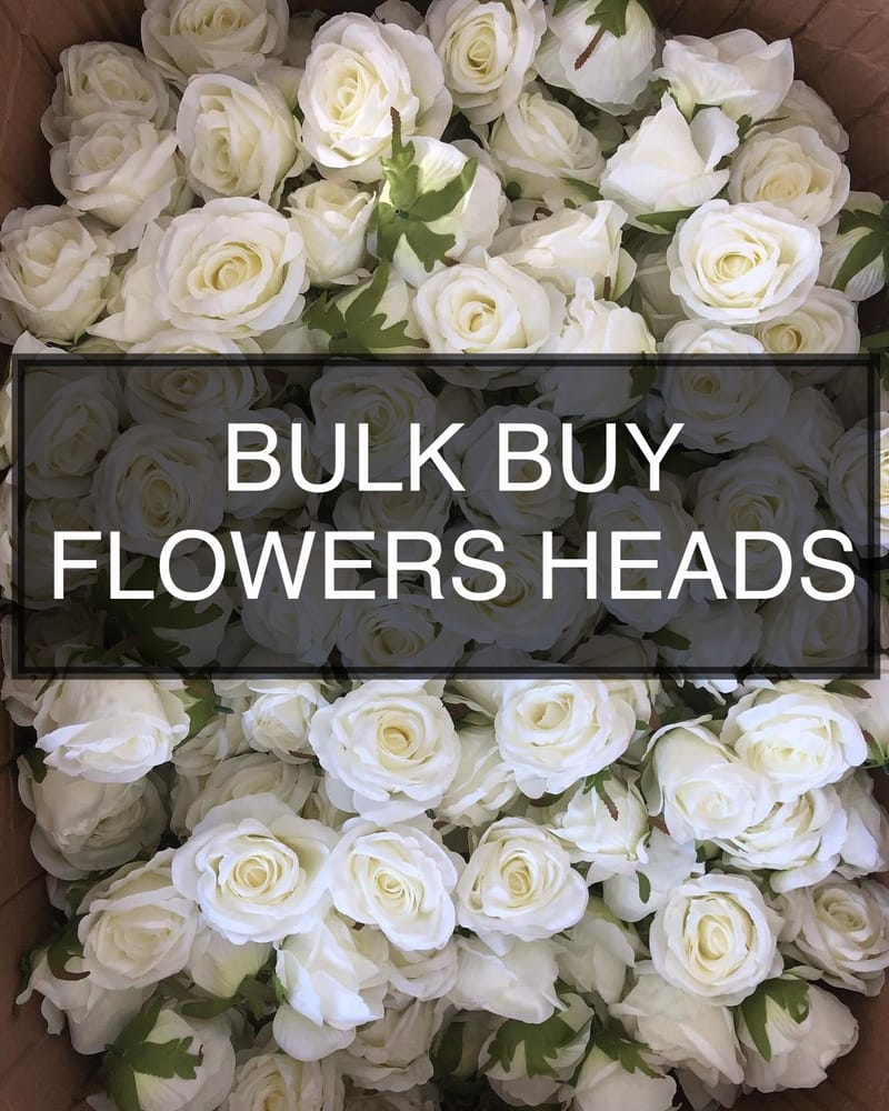 BULK BUY FLOWERS HEADS Artificial Flowers Keighley UK