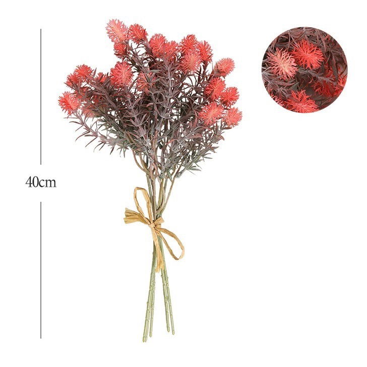 1 X THISTLE BOUQUET Artificial Flowers Keighley UK