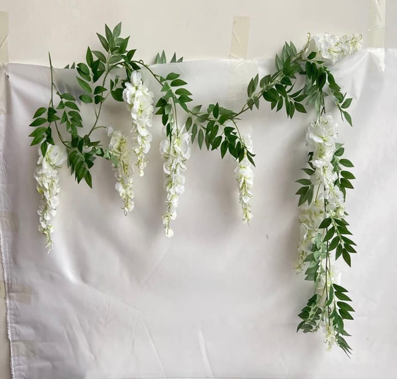 Wisteria head LARGE 32cm Artificial Flowers Keighley UK