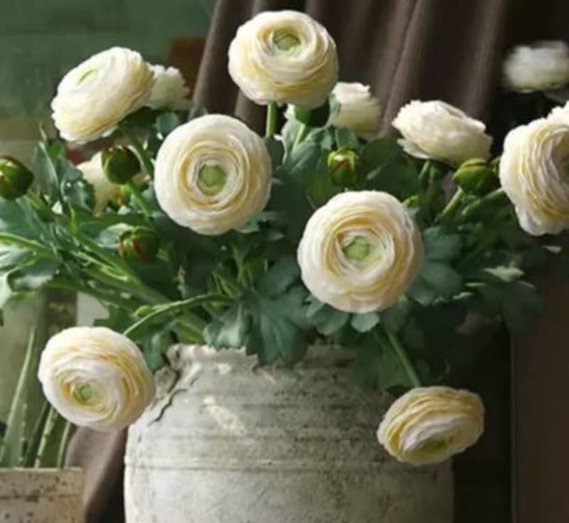 RANUNCULUS HEADS Artificial Flowers Keighley UK