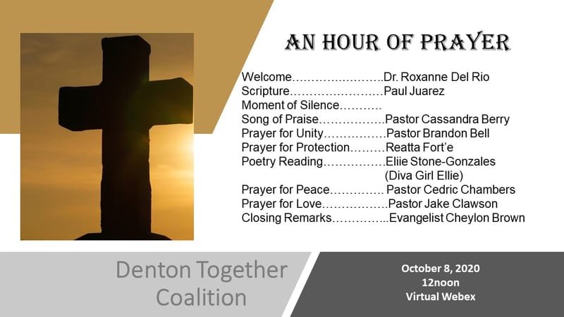 Virtual Hour of Prayer