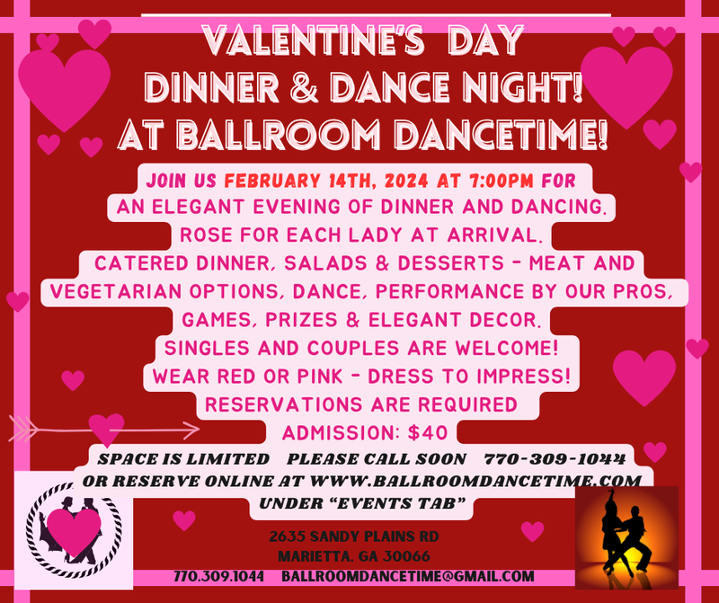 Valentine's Day Dinner and Dance!