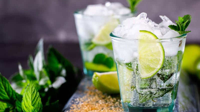 Mojito on the rocks