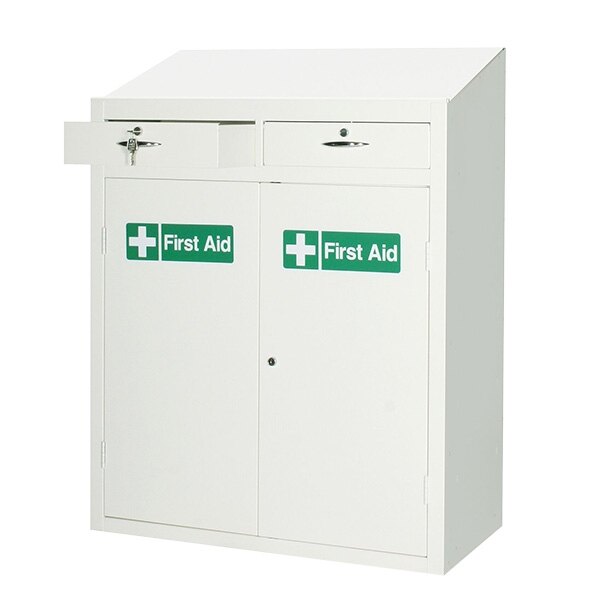 Double First Aid Storage Cabinet (Standard) - 05 FIRE & SECURITY LTD