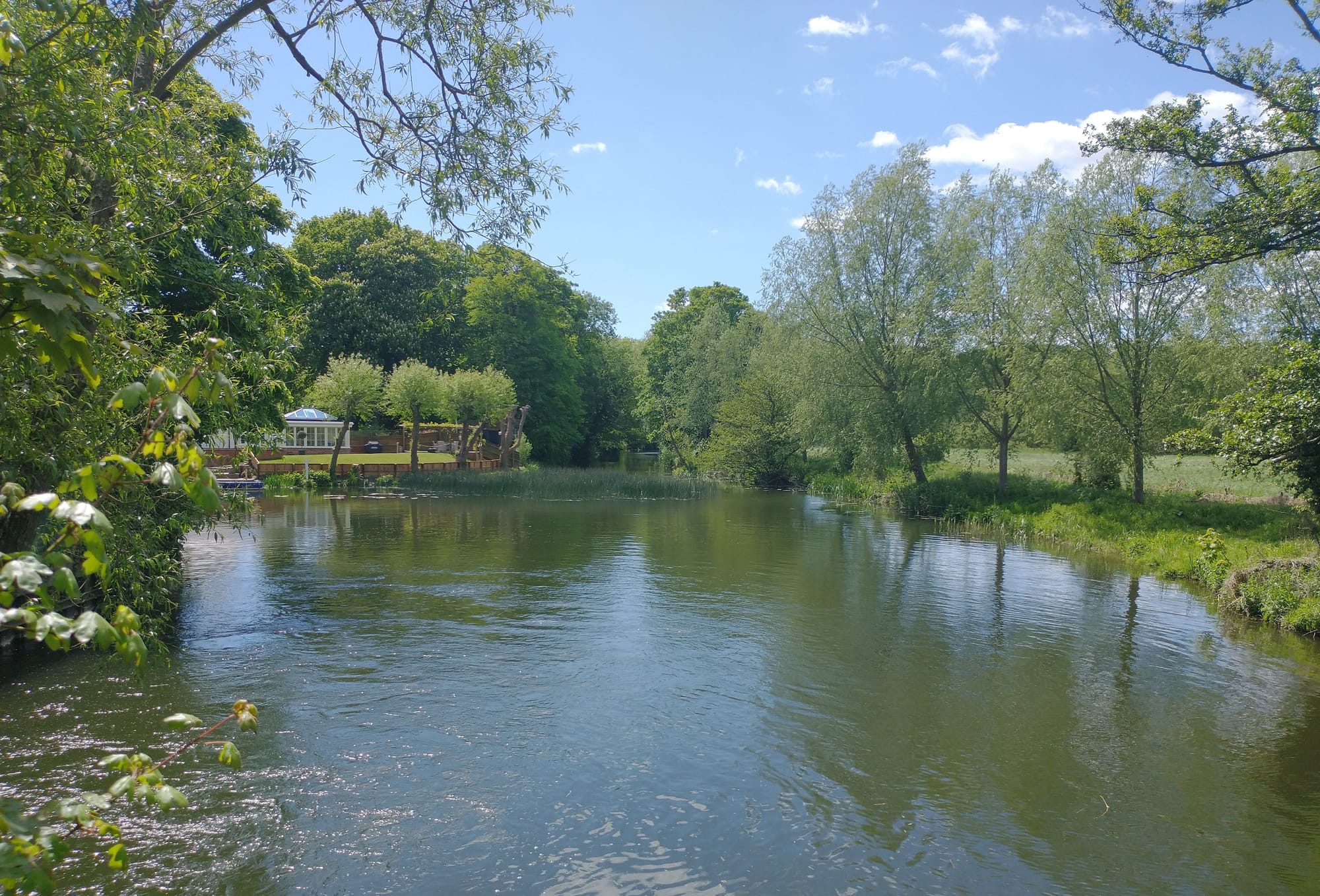 River Stour Mill Pool Stratford St Mary