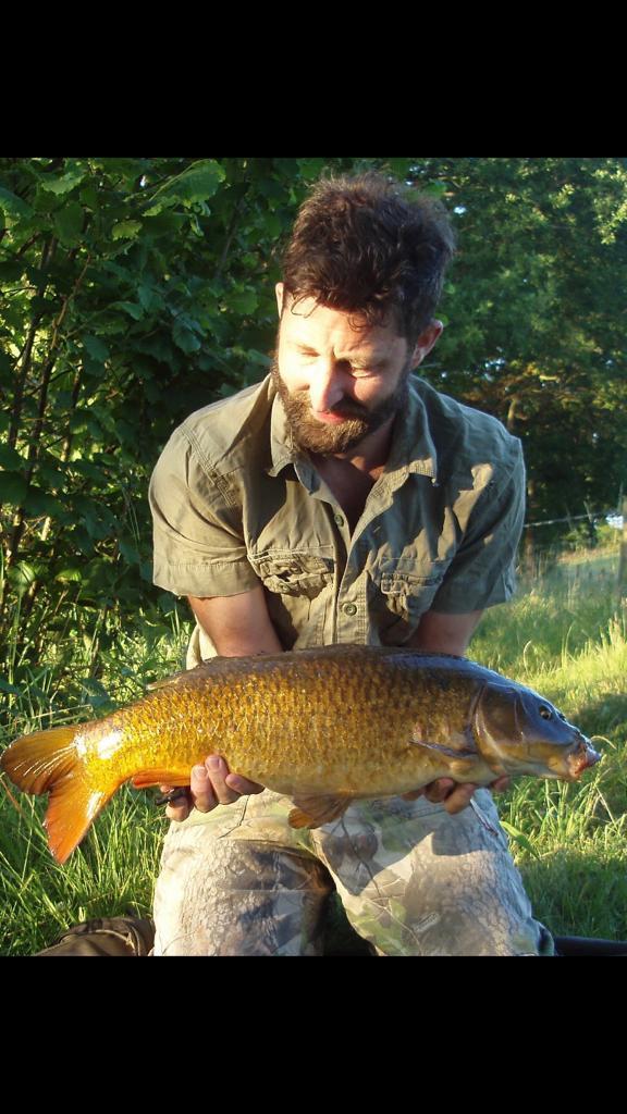 James with a nice Carp from Pond House