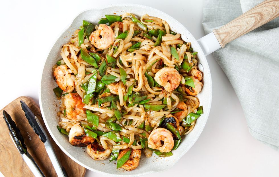 Shrimp & Snow Pea Stir Fry