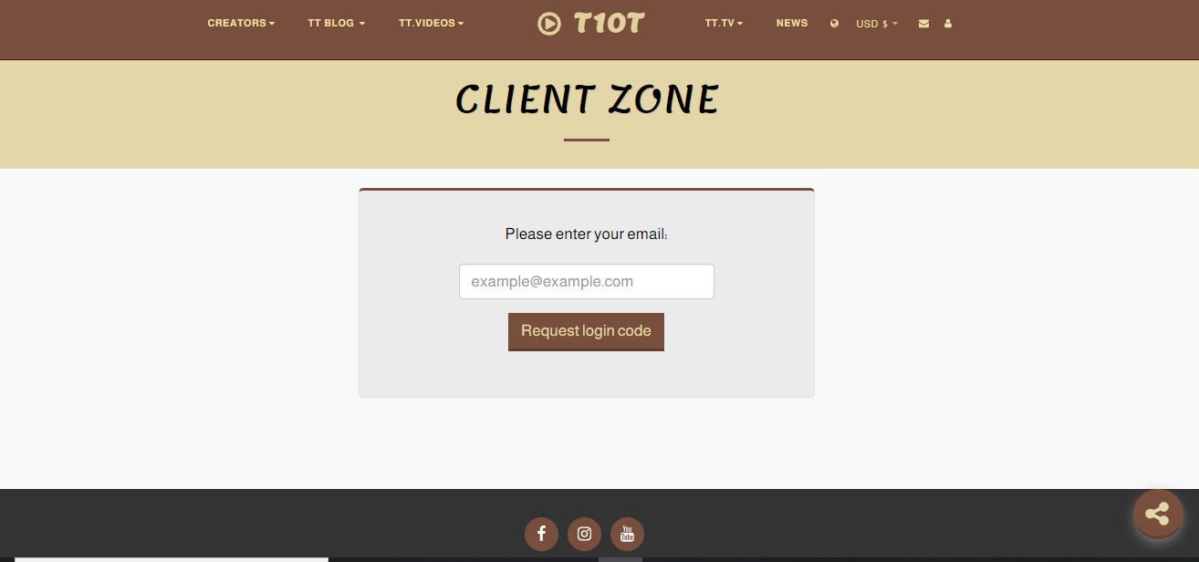How to register on the T10T website