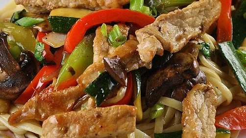 Stir-Fried Vegetables with Chicken or Pork