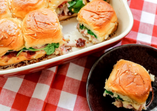 Baked Turkey and Cranberry Sliders