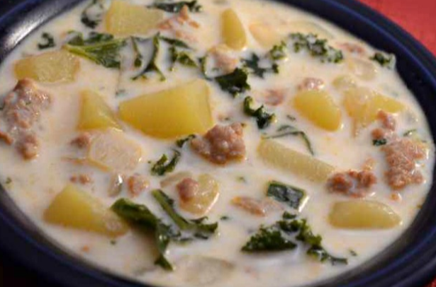 Sausage, Potato and Kale Soup