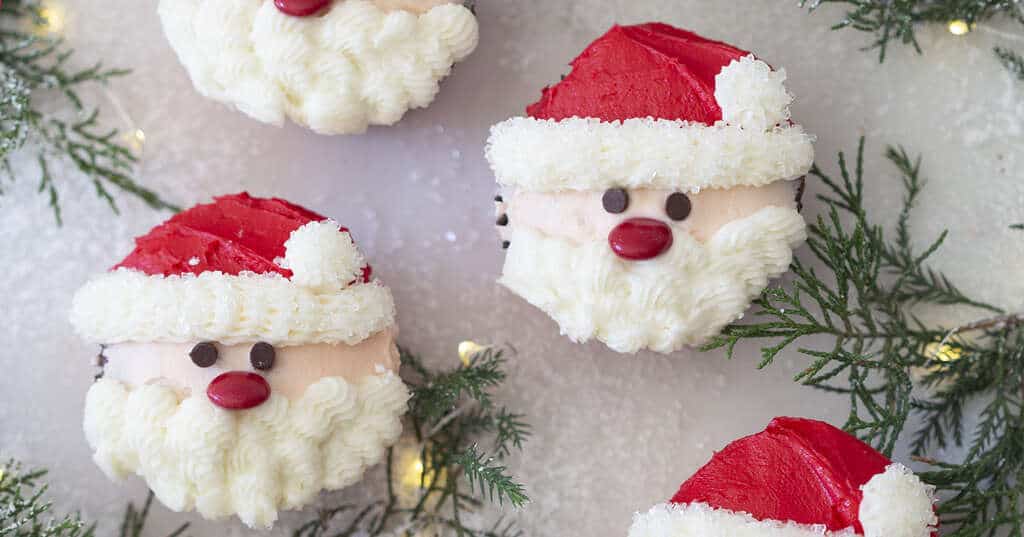 Christmas Santa Cupcakes