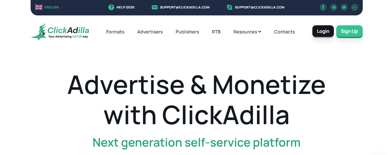 clickadilla for publishers