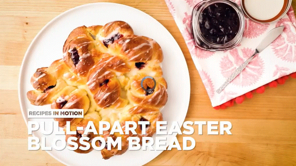 Pull-Apart Easter Blossom Bread