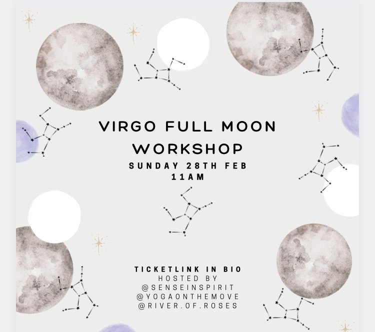 Full Moon in Virgo Workshop