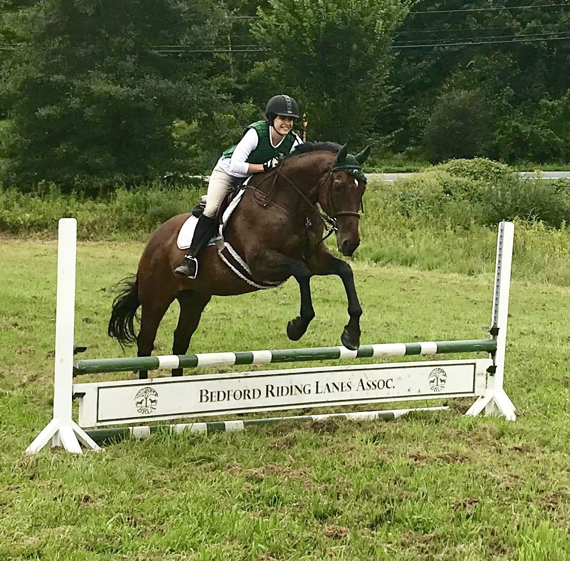 Jumping at Bedford Hunter Pace