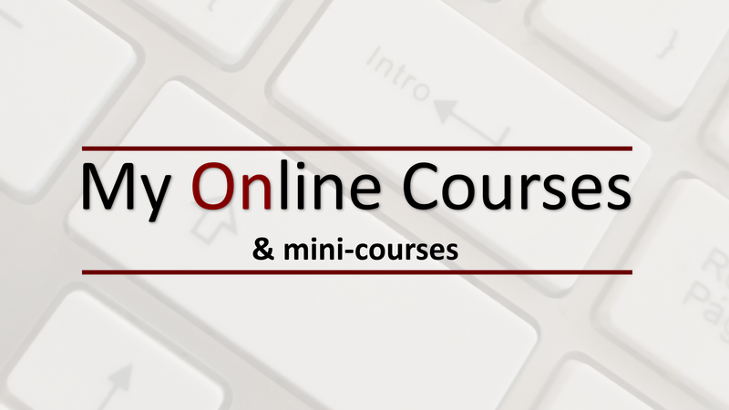 ONLINE COURSES AND MINI COURSES