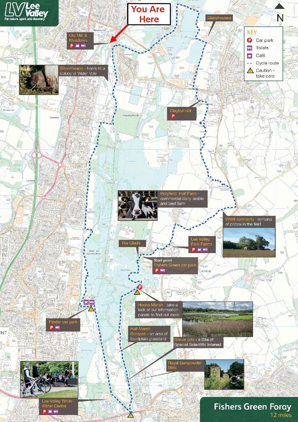 Lee Valley Cycle Route 2024