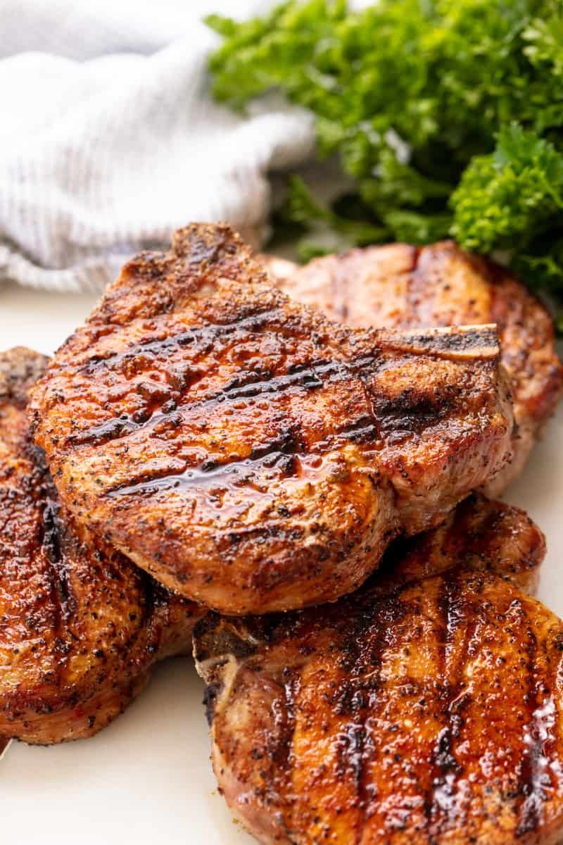 Pork Chops Dinner Ideas- Texas-style recipes for pork chops grilled