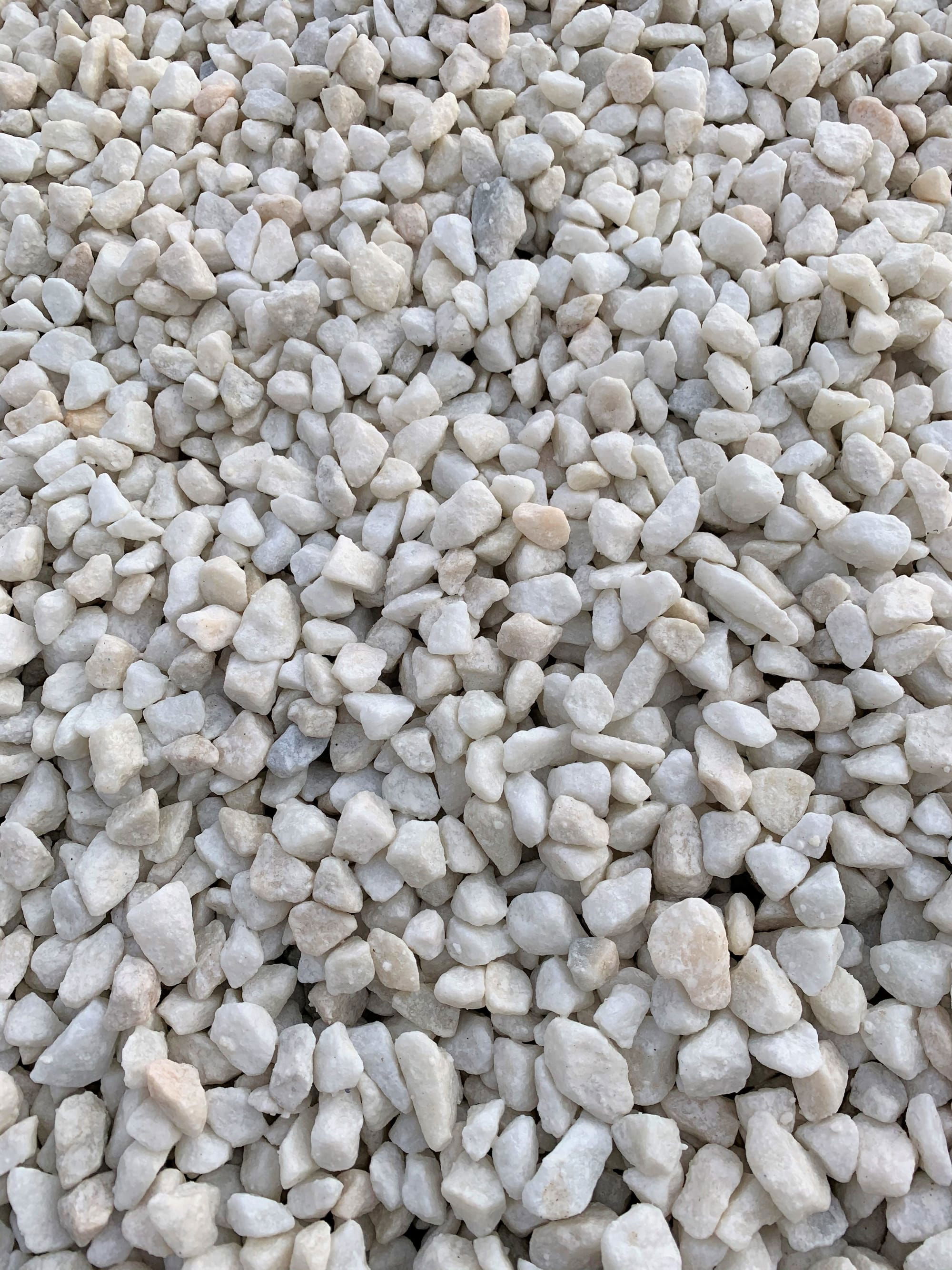20mm Polar White Marble Chipping