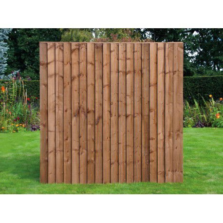 Standard Featheredge Panel Brown