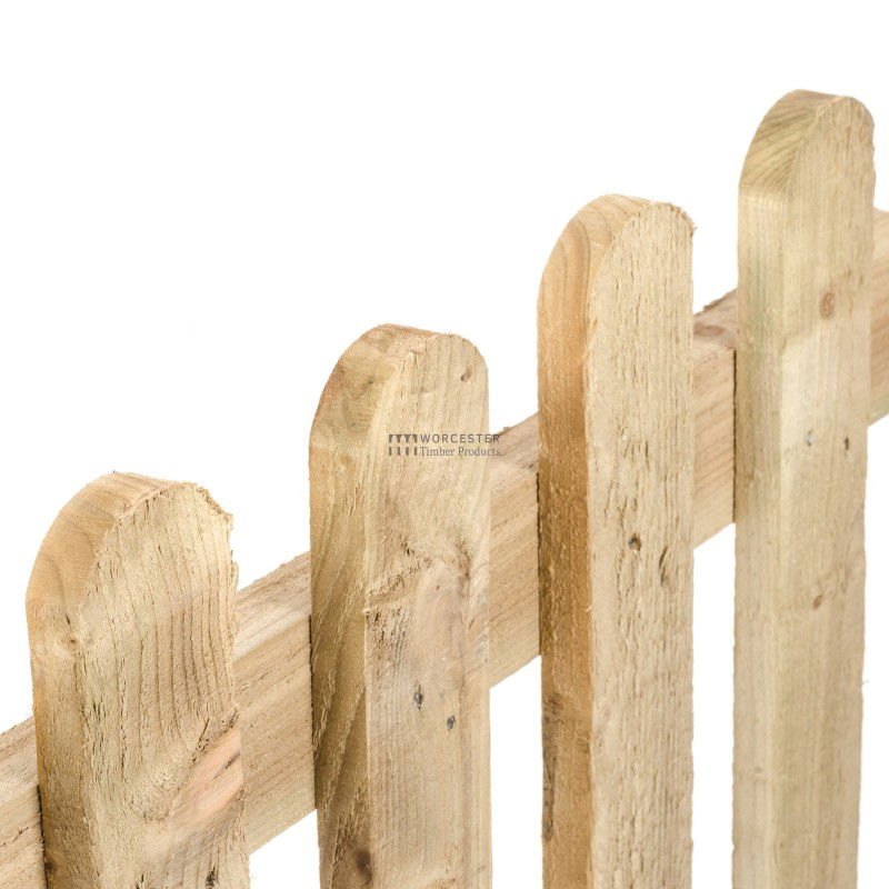 Picket Fence Round - Green