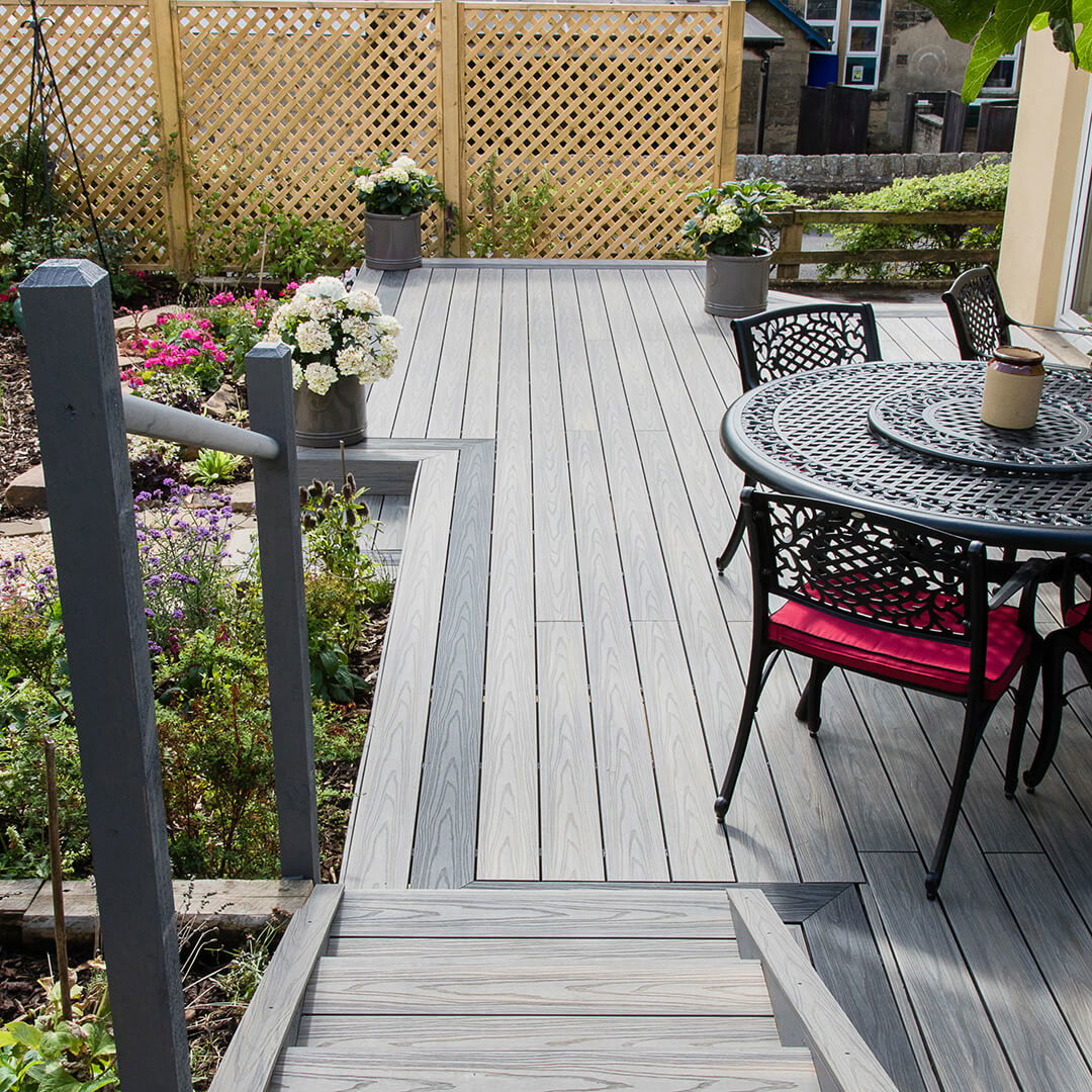 HD Deck Dual - Antique with Carbon Inset Border