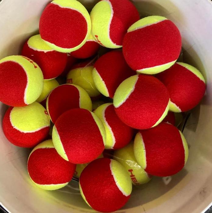 Low compression Red tennis balls stage 3 Gefen Sports
