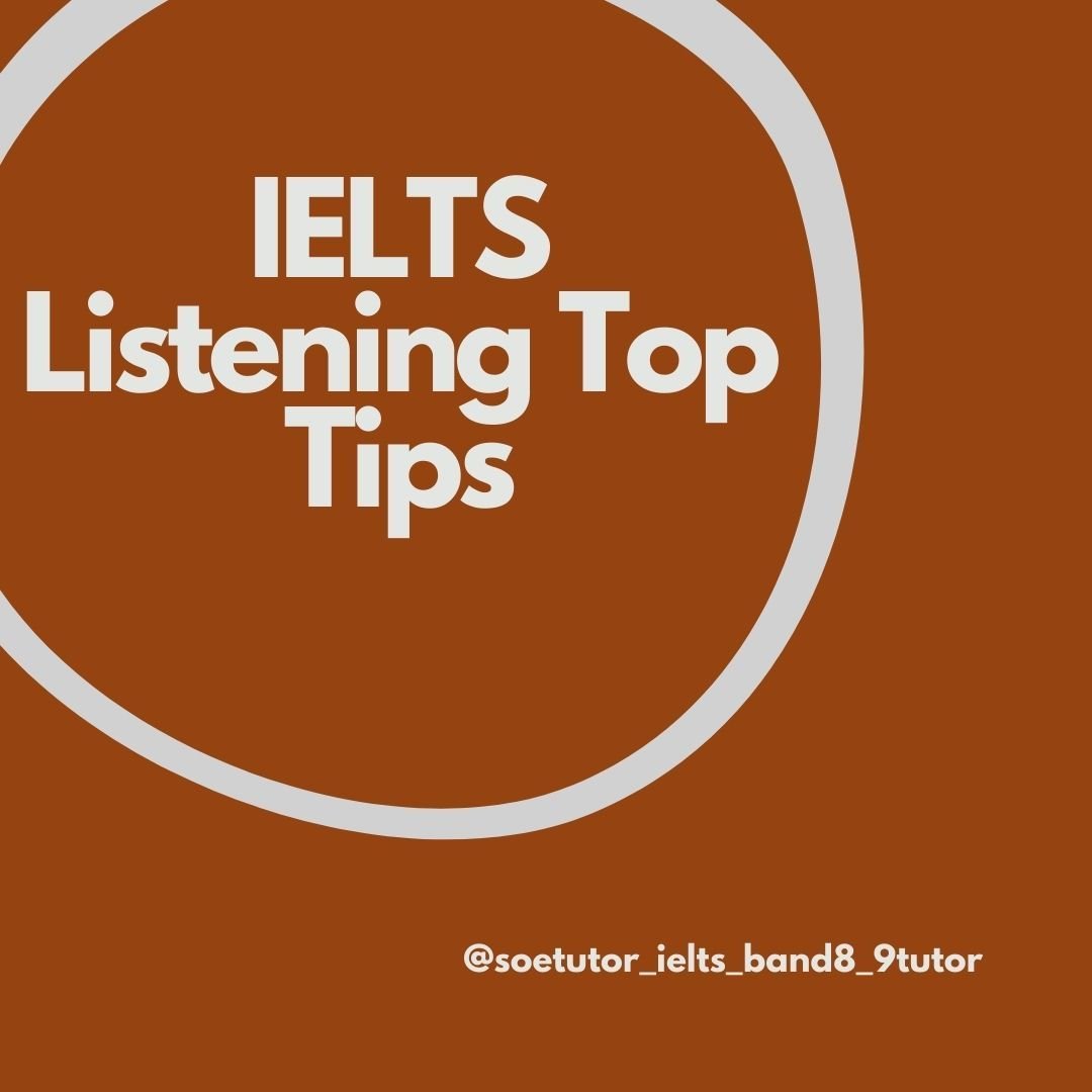 IELTS Listening Top Tips