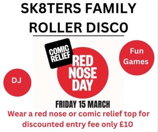 Red Nose Disco At Sk8ters at Madison Heights