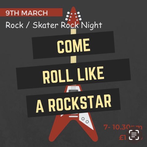 Saturday Nights at Sk8ters Skater Rock Music