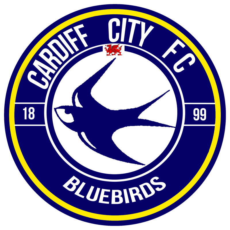 Cardiff City FC Round Metal Sign - Haus of Elliott & Lucias Accessories