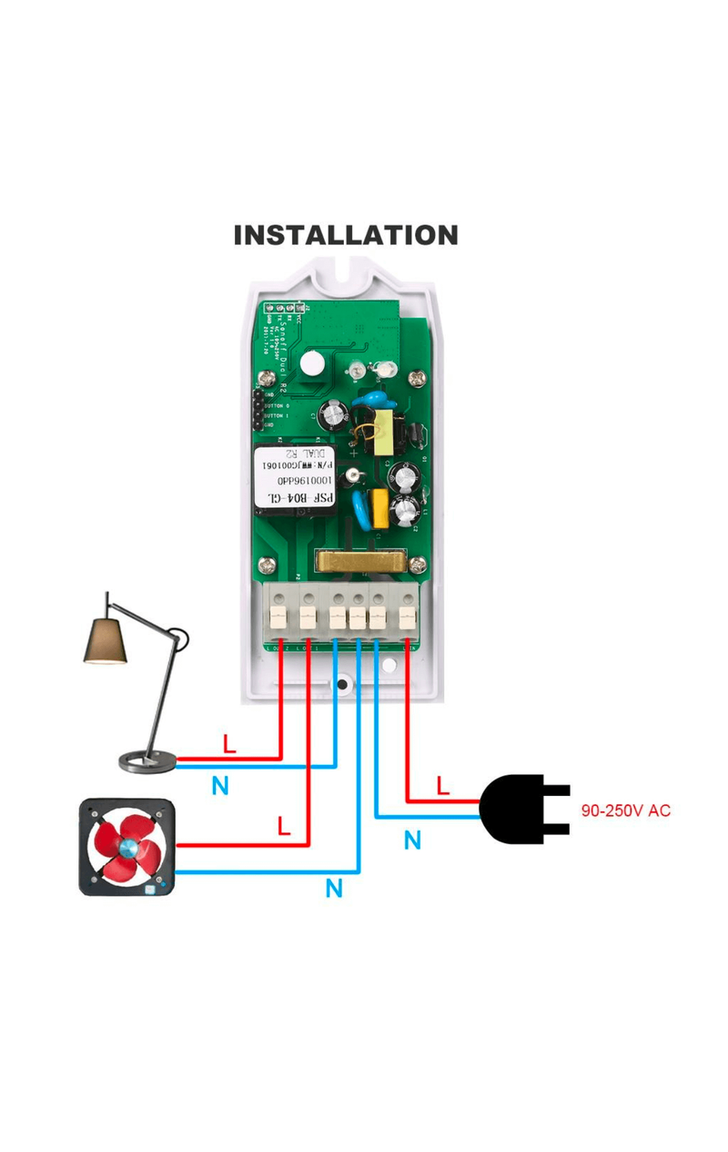 Zigbee реле 4 канала