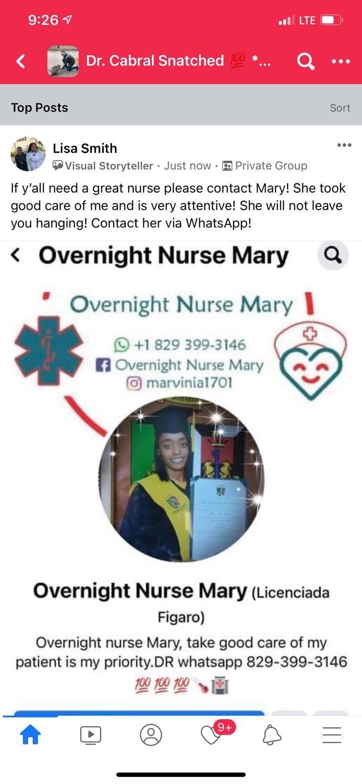 Mary Is A Good Nurse