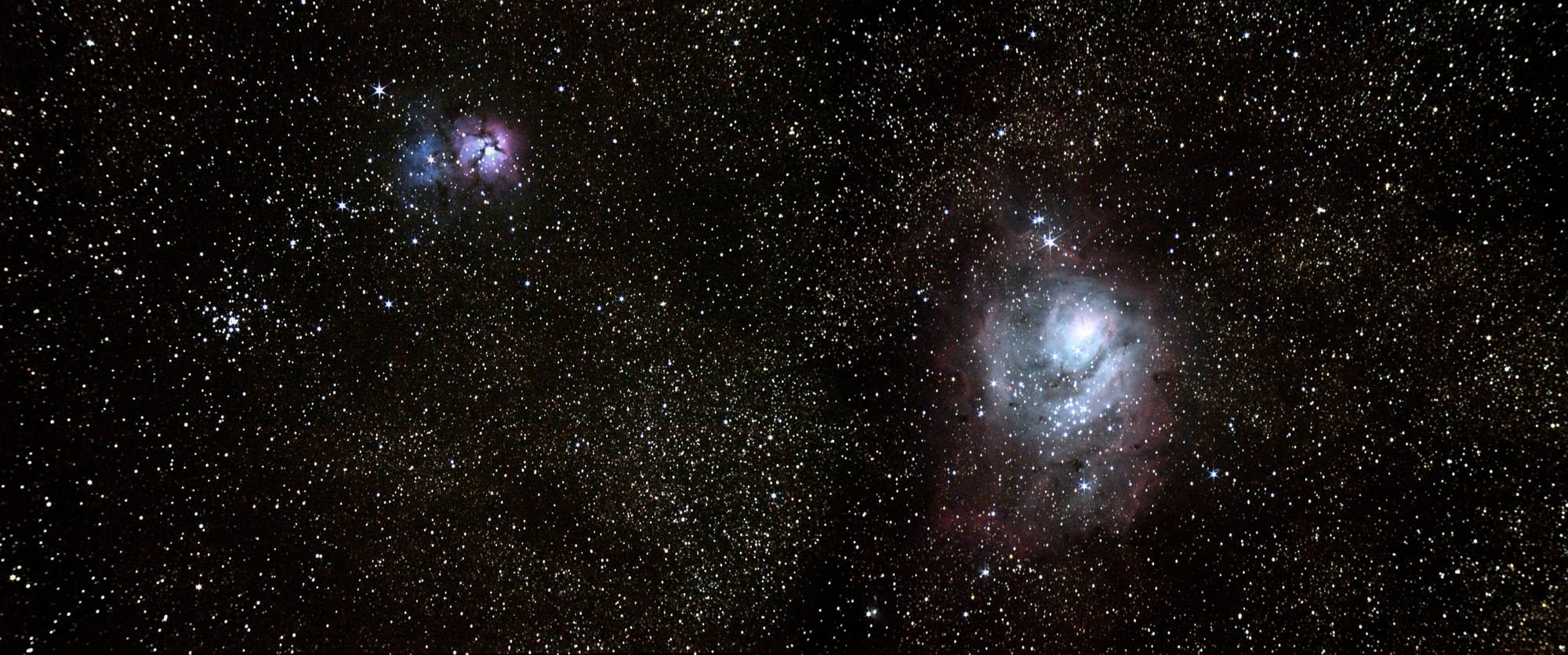 M8 - M20 - La Lagune et la Trifide - credit : SP