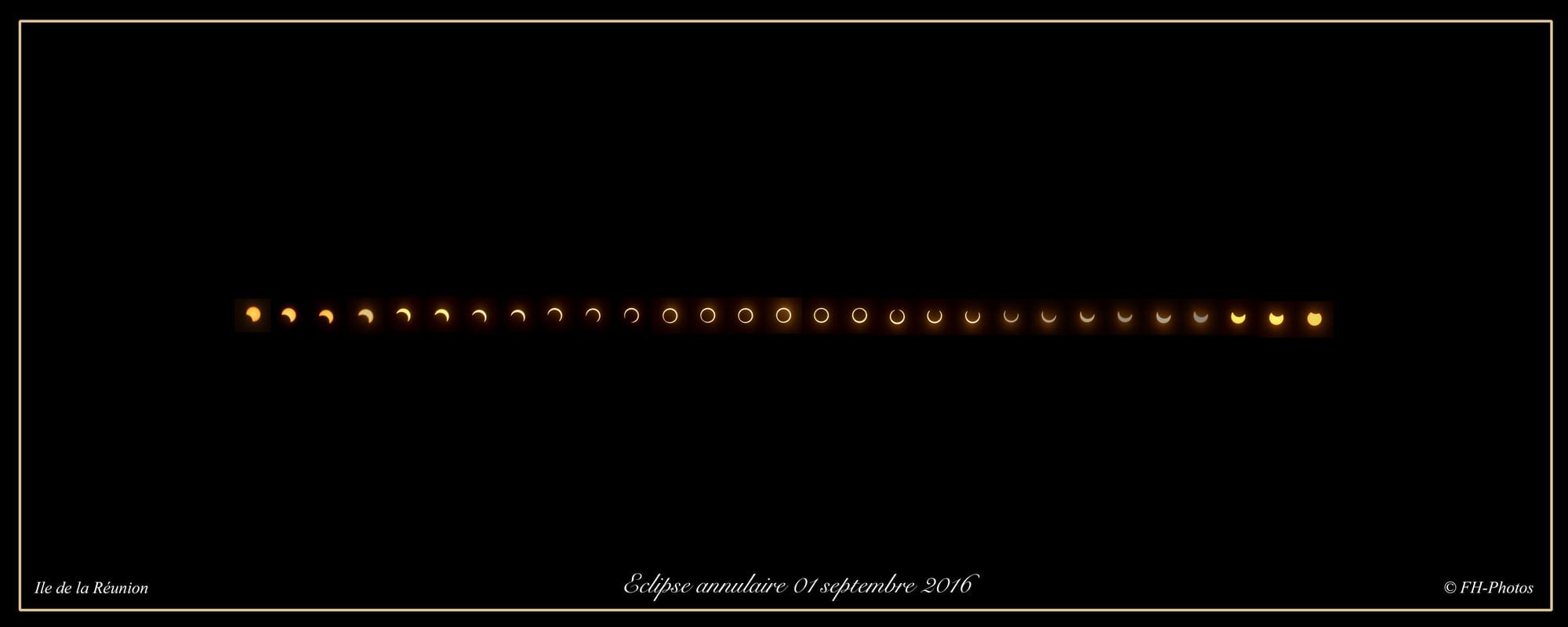 Eclise annulaire de soleil à la Réunion - crédit : Pascal FH