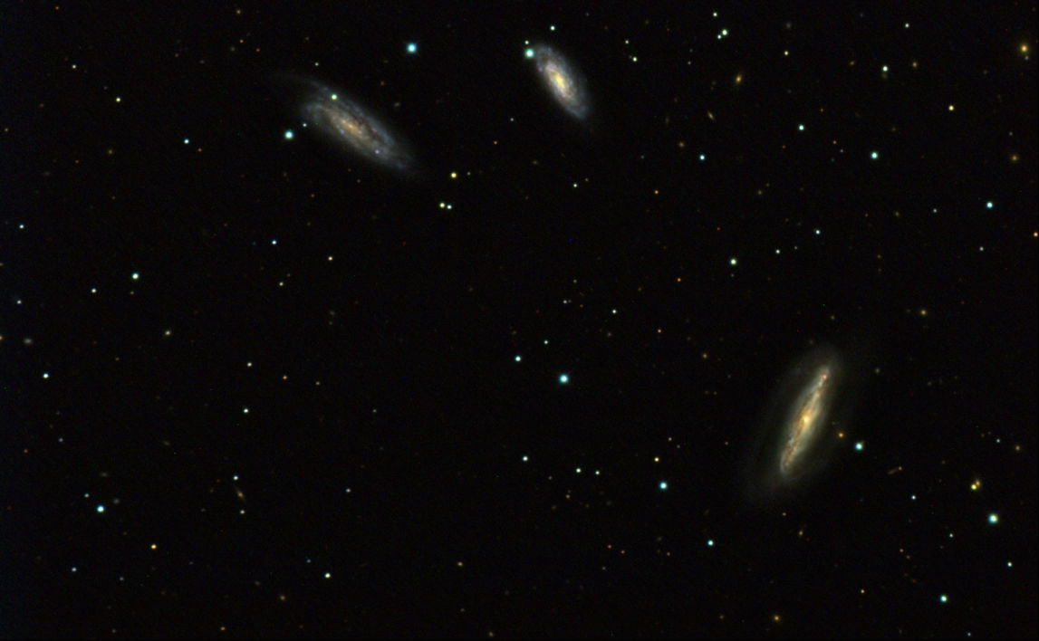 3 galaxies de la Grue -  crédit : Frederic VACHIER /TP