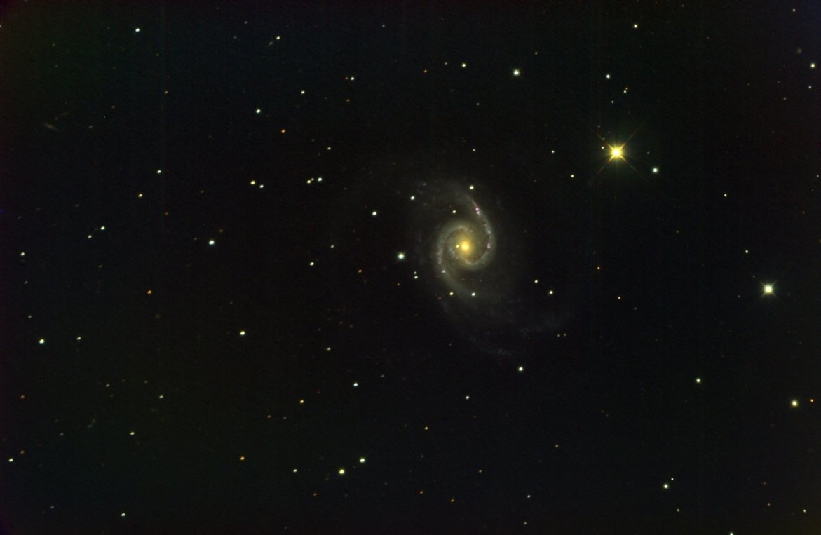 Galaxie spirale Ngc 1566 - crédit : TP