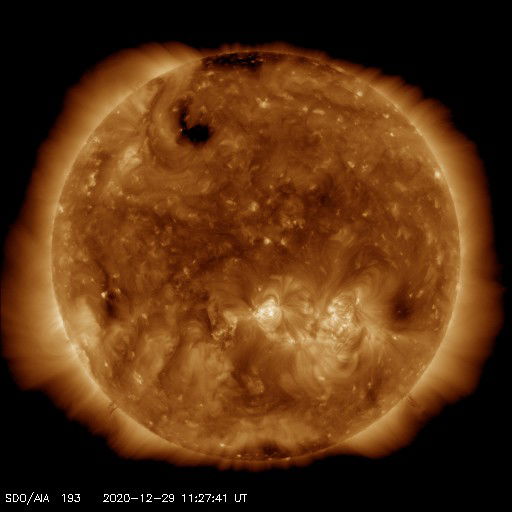 Le ciel en janvier 2021