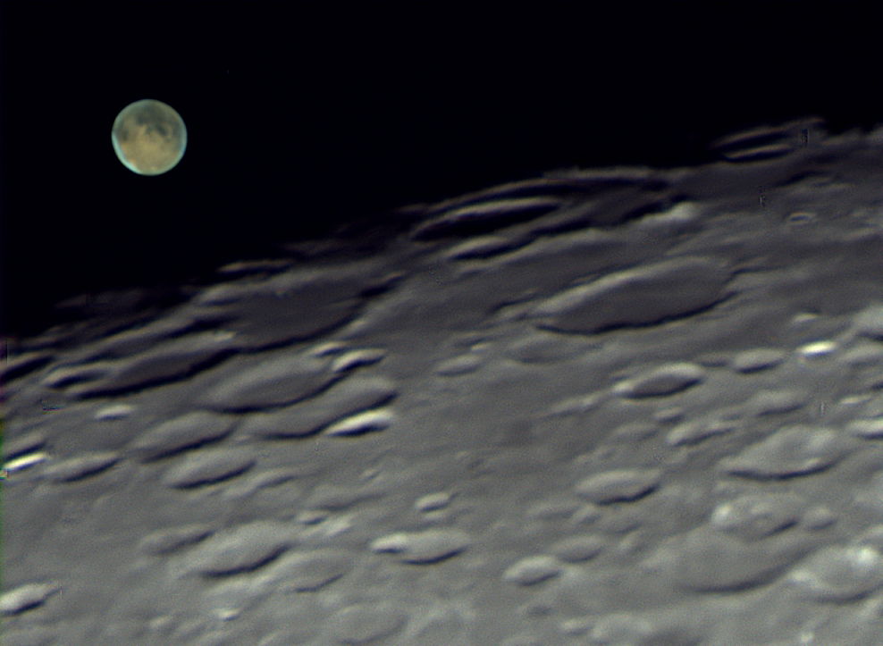 Occultation de Mars par la Lune