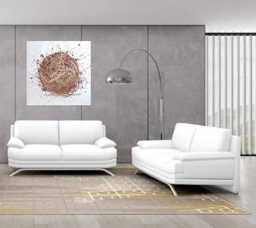 "Philosophy of Life" numéro 8 100x100 cm